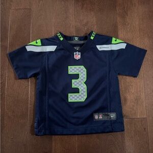 EUC Nike NFL 18m Seattle Seahawks #3 Wilson Jersey